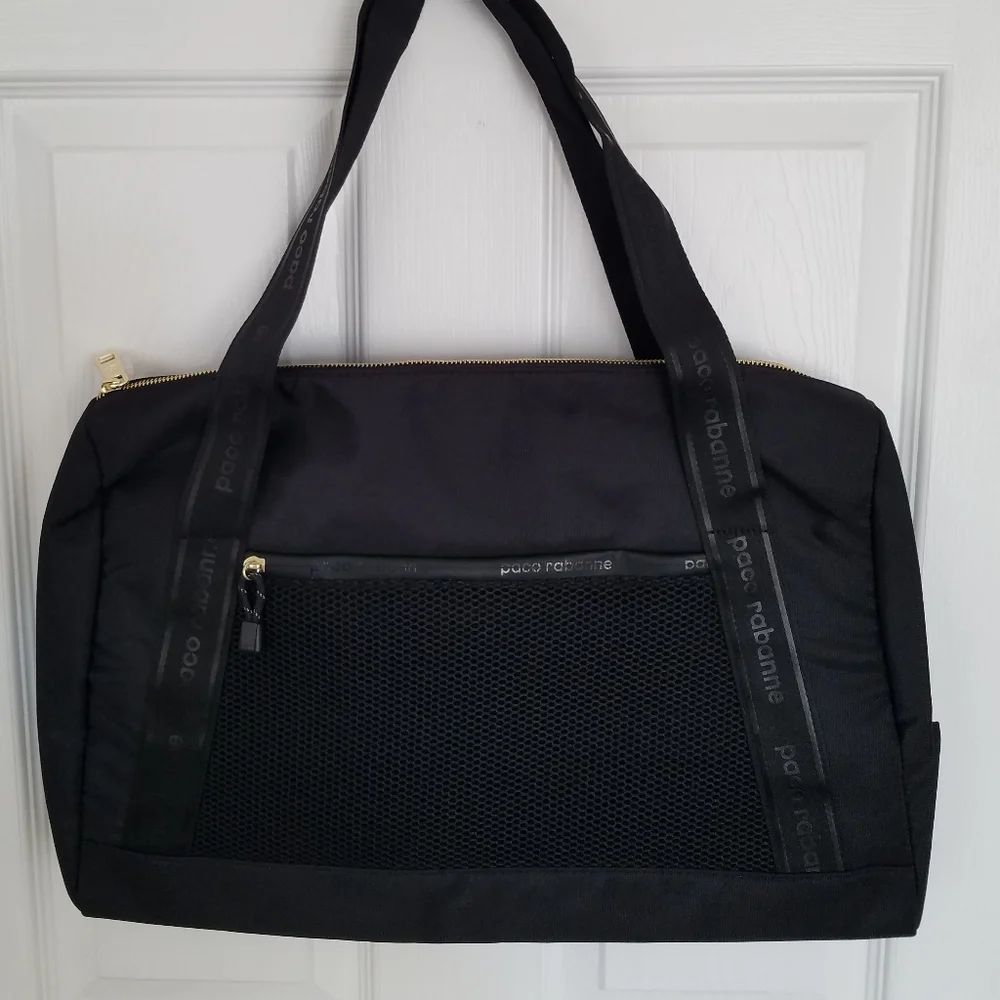 New Paco Rabanne Million Weekend Duffle Bag Black